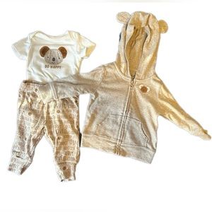 Carter's Child of Mine Baby Boy Koala outfit.